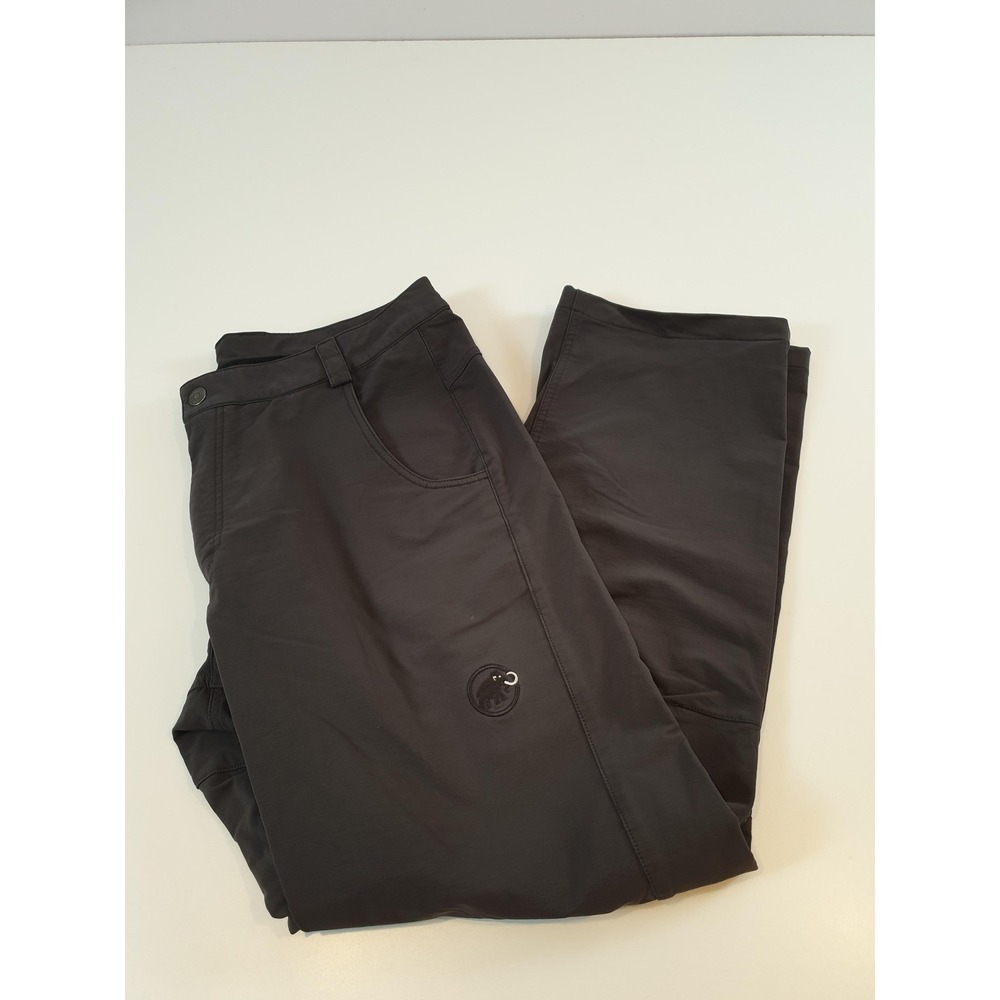 Mammut Black Soft Shell Mountaineering Pants Men's 36x31 Gray READ DISC